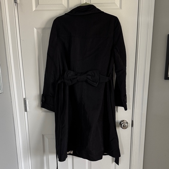 Kate Spade Elegant Black Trench Coat - Picture 5 of 6